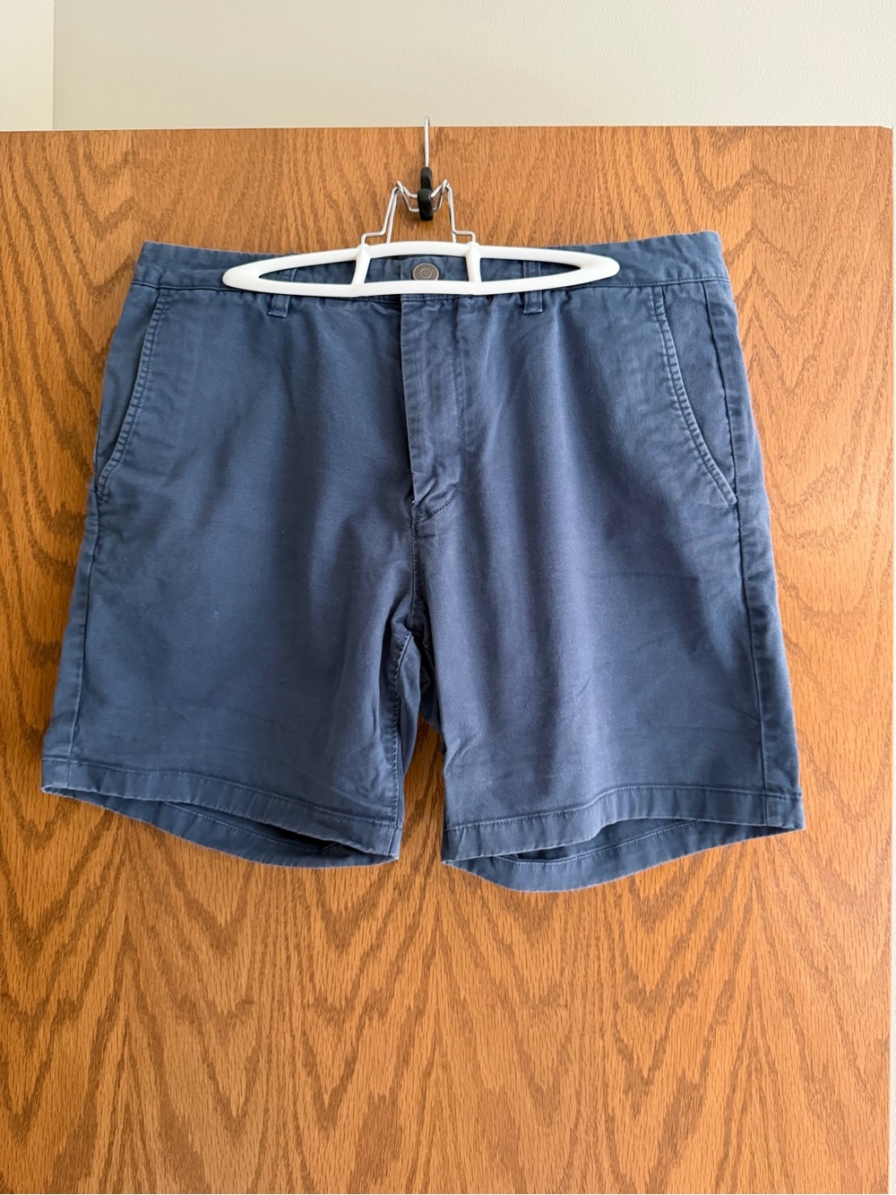Men's Navy Casual Chino Shorts